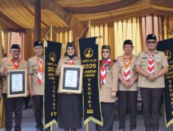 Kwarcab Berau Diganjar Penghargaan Tergiat, Bukti Komitmen Bangun Gerakan Pramuka