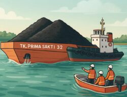 Kapal TK. Prima Sakti 32 Kandas di Perairan Sukan, UPP Pastikan Tak Ganggu Jalur Pelayaran