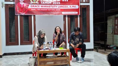 Warga Keluhkan Infrastruktur, Grace Warastuty Langsa Janji Prioritaskan Usulan Mendesak di Merah Delima