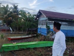 Aspirasi Abrasi Warga Pulau Besing, Agus Uriansyah Tinjau Langsung