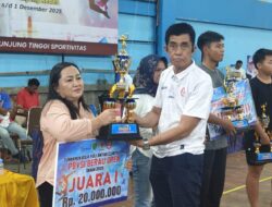 Agus Uriansyah Tutup Turnamen Voli Antar Klub, Tekankan Pembinaan Atlet dan Konsistensi Event Olahraga di Berau