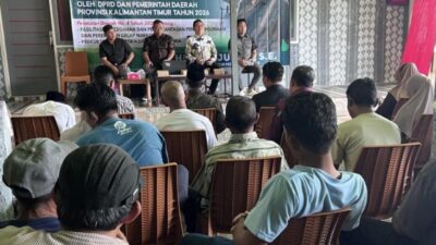 Gelar Sosper di Berau, Husin Djufri Ajak Warga Biduk-Biduk Wujudkan Kaltim Bersinar