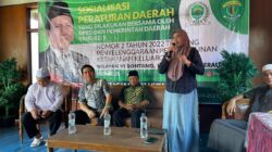 Husin Djufrie Sosialisasikan Perda Ketahanan Keluarga di Kampung Derawan