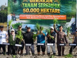 Berau Jadi Perwakilan Kaltim dalam Gerakan Tanam Padi Serentak